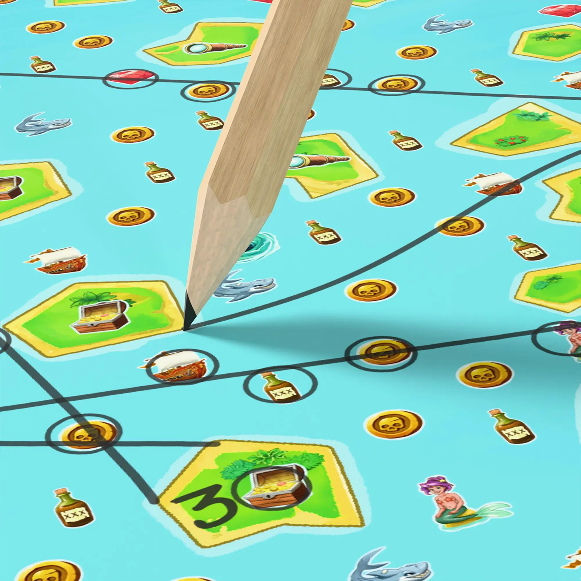 Bild: 4010168289908 | Pencil Pirates | Spiel | Deutsch | 2026 | HABA Sales GmbH &amp; Co.KG