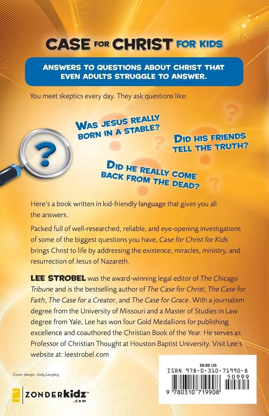 Rückseite: 9780310719908 | Case for Christ for Kids | Lee Strobel | Taschenbuch | Englisch | 2010
