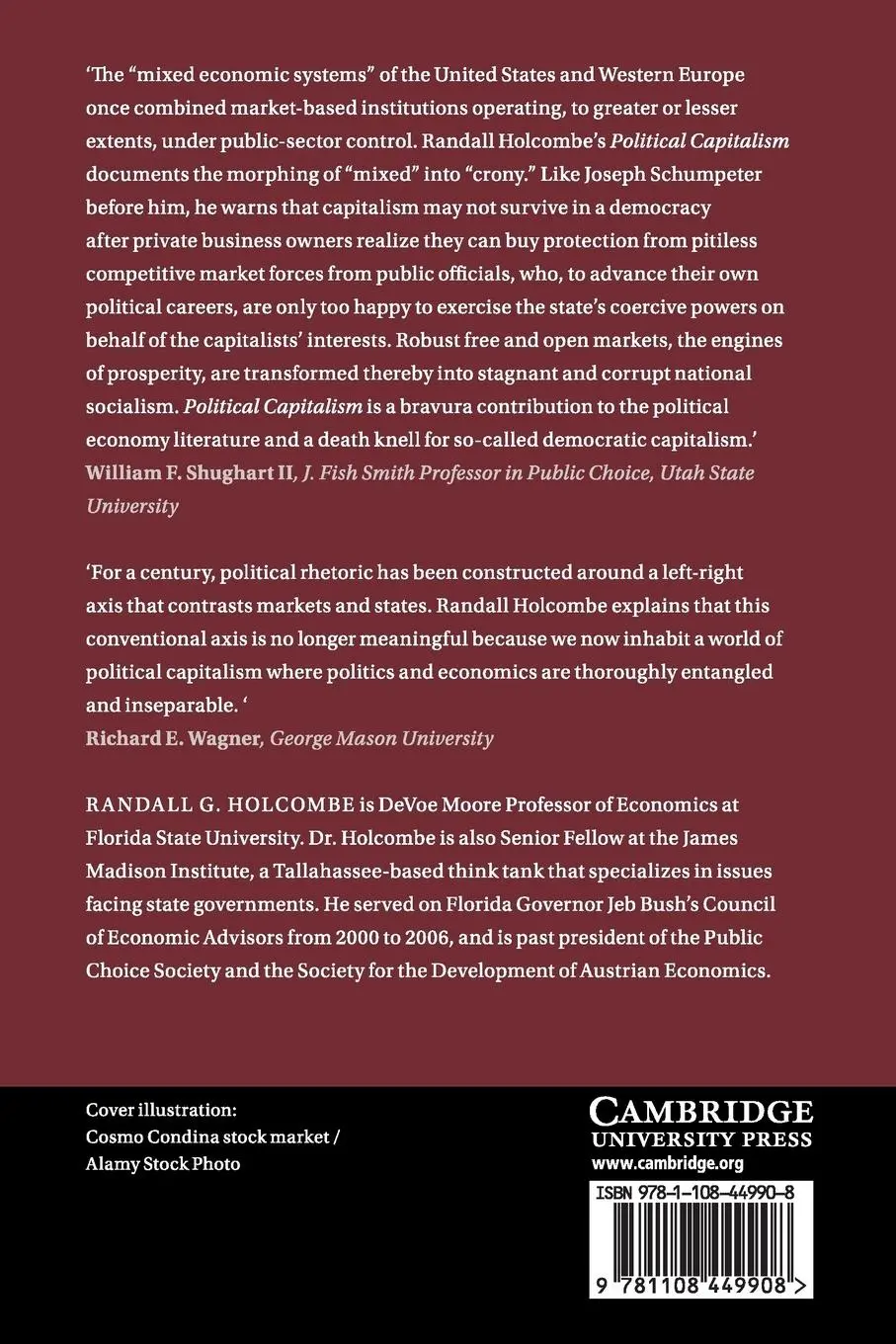Rückseite: 9781108449908 | Political Capitalism | Randall G. Holcombe | Taschenbuch | Englisch