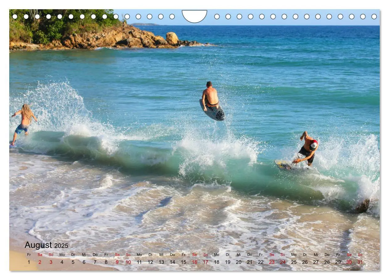 Bild: 9783435329908 | Surfen - die perfekte Welle (Wandkalender 2025 DIN A4 quer),...