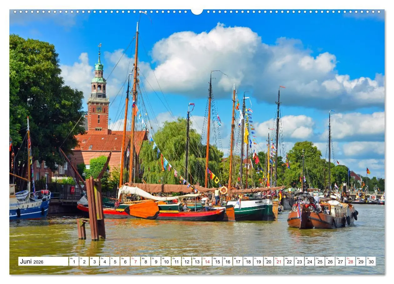 Bild: 9783457729908 | Leer - Perle Ostfrieslands (Wandkalender 2026 DIN A2 quer),...