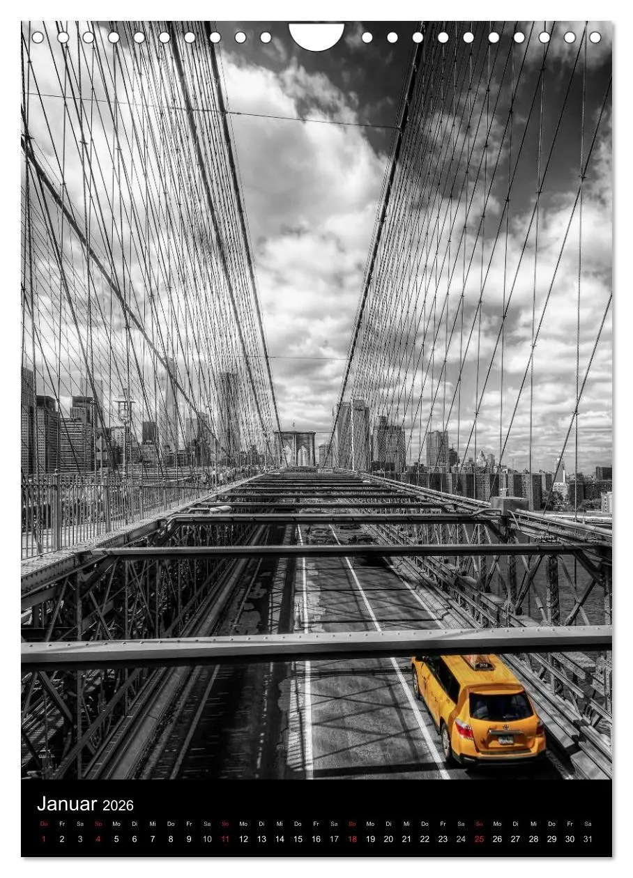 Bild: 9783516439908 | New York Colorkey (Wandkalender 2026 DIN A4 hoch), CALVENDO...
