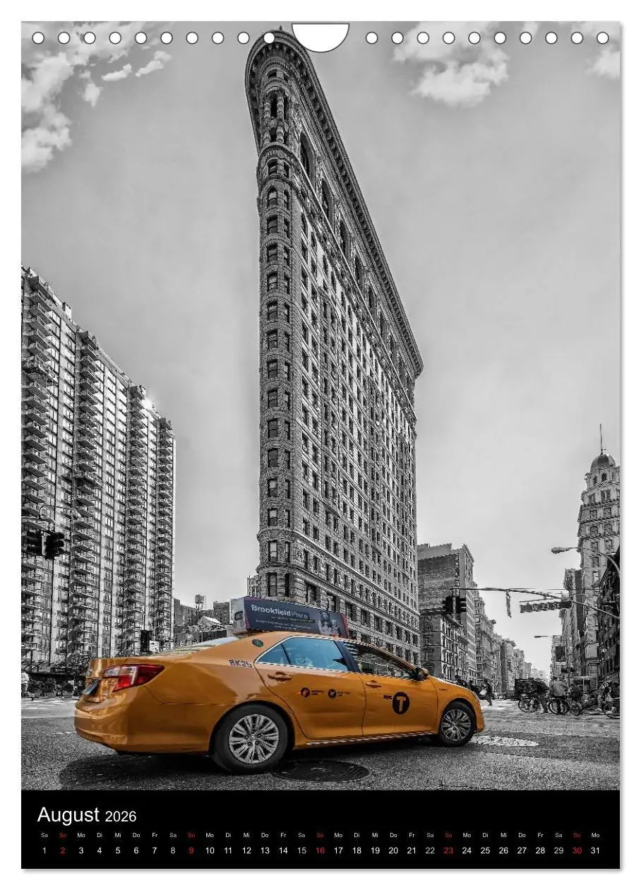 Bild: 9783516439908 | New York Colorkey (Wandkalender 2026 DIN A4 hoch), CALVENDO...