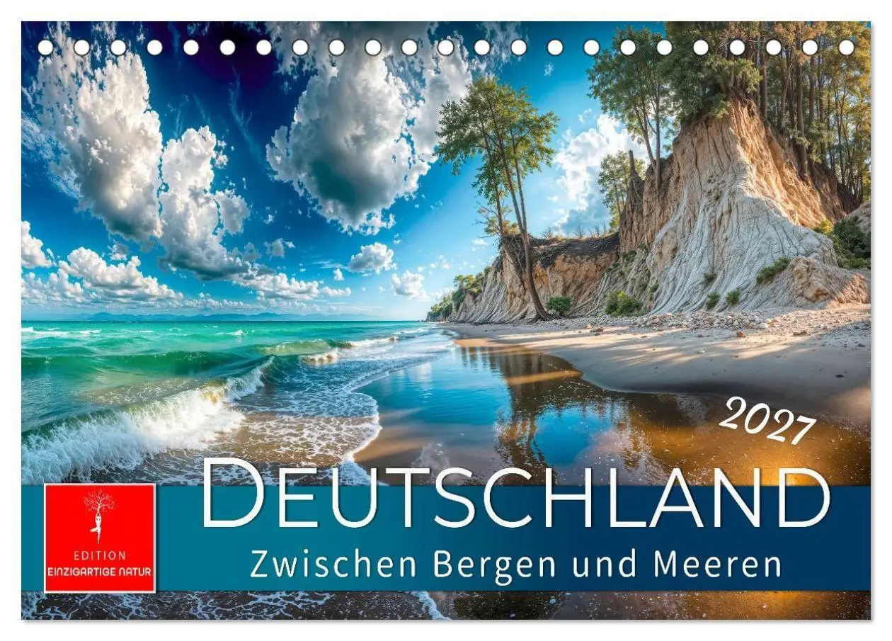 Cover: 9783516749908 | Deutschland - zwischen Bergen und Meeren (Tischkalender 2027 DIN A5...
