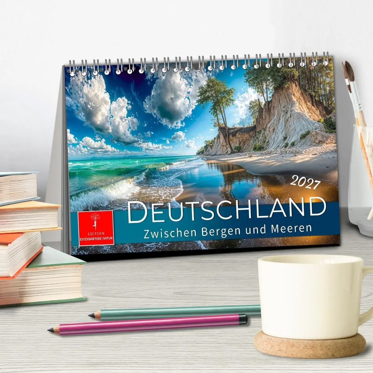 Bild: 9783516749908 | Deutschland - zwischen Bergen und Meeren (Tischkalender 2027 DIN A5...