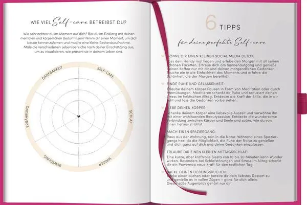 Bild: 9783731889908 | Self-care-Tagebuch Fuchsia | Verlag Korsch | Buch | 200 S. | Deutsch