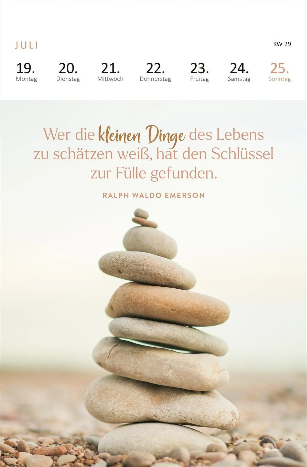 Bild: 4014489140009 | Wochenkalender 365 Tage Gelassenheit 2027 | Kalender | 27 S. | Deutsch