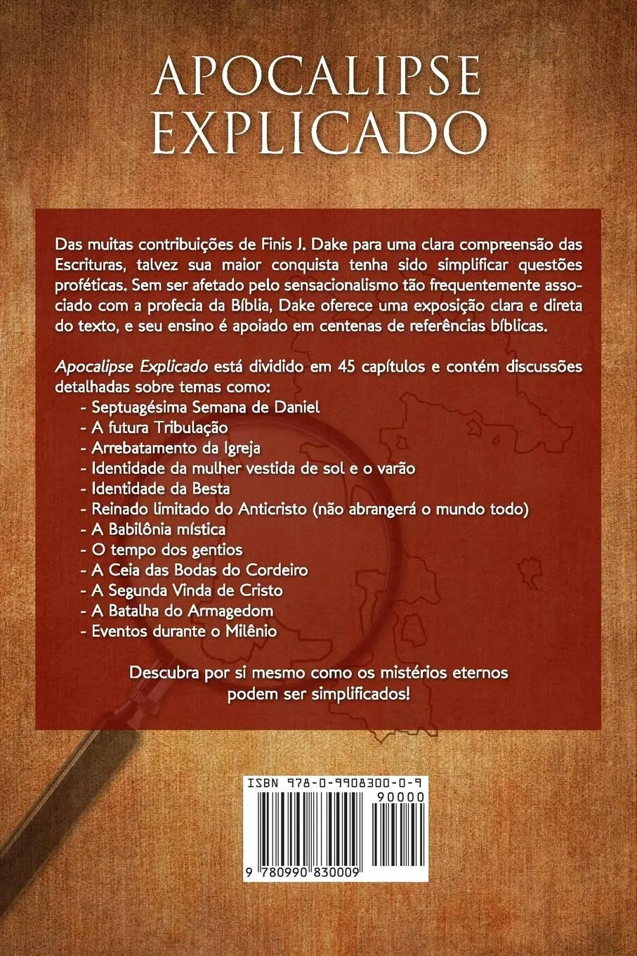 Rückseite: 9780990830009 | Apocalipse Explicado | Finis J. Dake | Taschenbuch | Portugiesisch