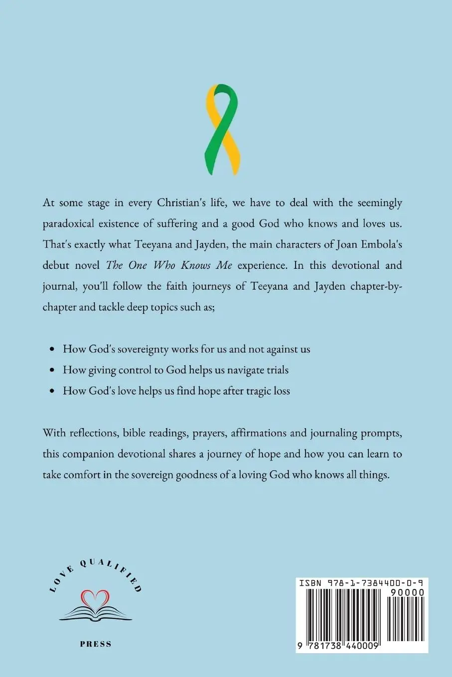 Rückseite: 9781738440009 | The God Who Knows Me | A Companion Devotional &amp; Journal | Joan Embola