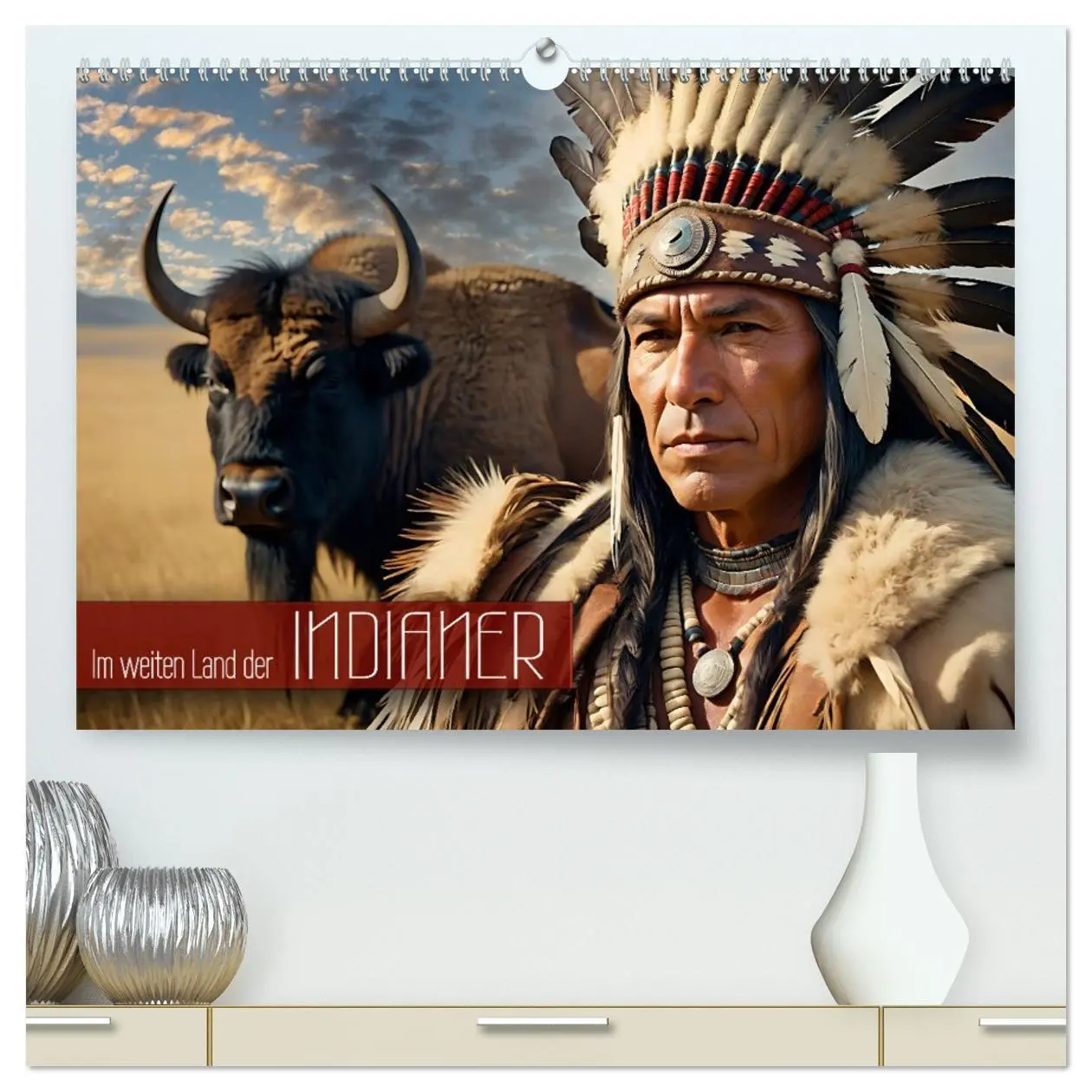 Cover: 9783457390009 | Im weiten Land der Indianer (hochwertiger Premium Wandkalender 2026...