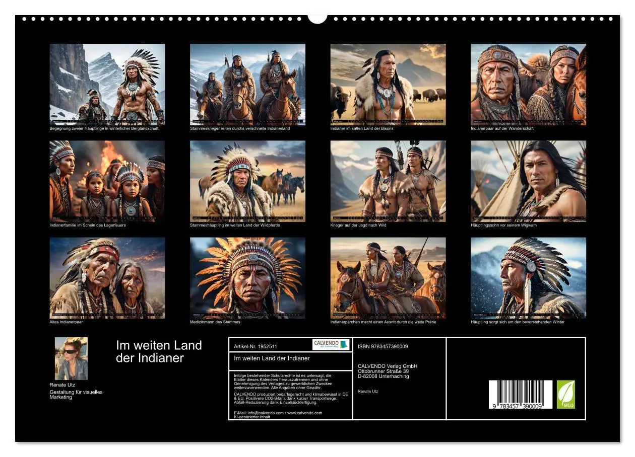 Bild: 9783457390009 | Im weiten Land der Indianer (hochwertiger Premium Wandkalender 2026...