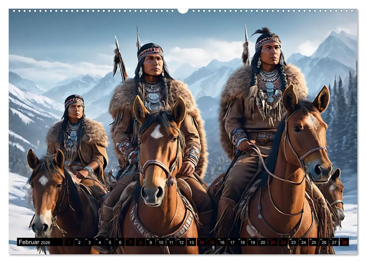 Bild: 9783457390009 | Im weiten Land der Indianer (hochwertiger Premium Wandkalender 2026...