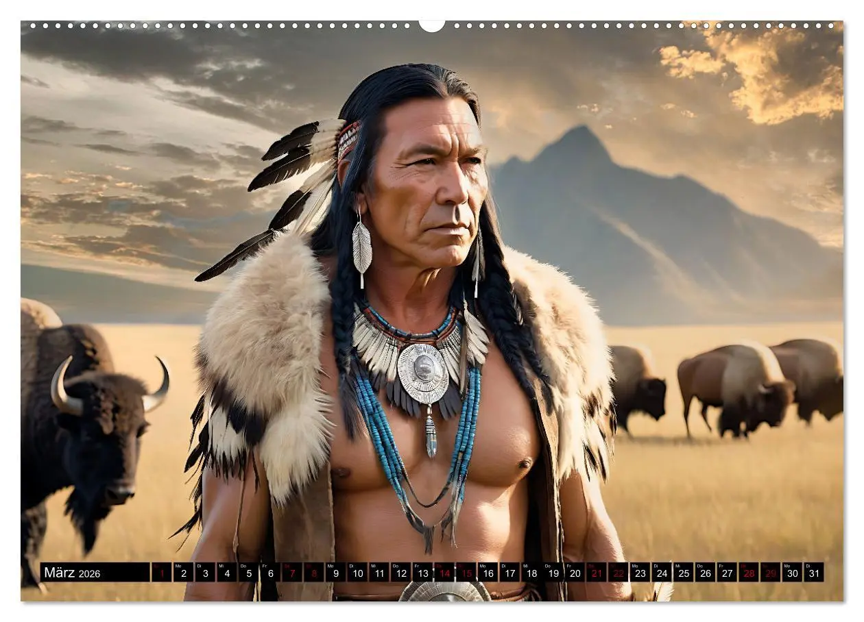 Bild: 9783457390009 | Im weiten Land der Indianer (hochwertiger Premium Wandkalender 2026...