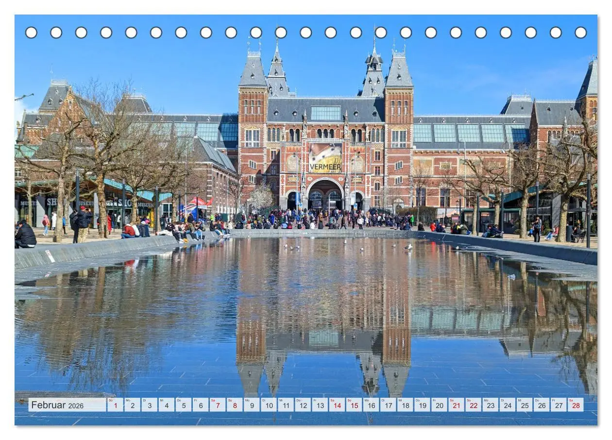 Bild: 9783457530009 | Amsterdam am Tag und bei Nacht (Tischkalender 2026 DIN A5 quer),...