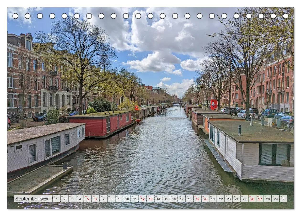Bild: 9783457530009 | Amsterdam am Tag und bei Nacht (Tischkalender 2026 DIN A5 quer),...