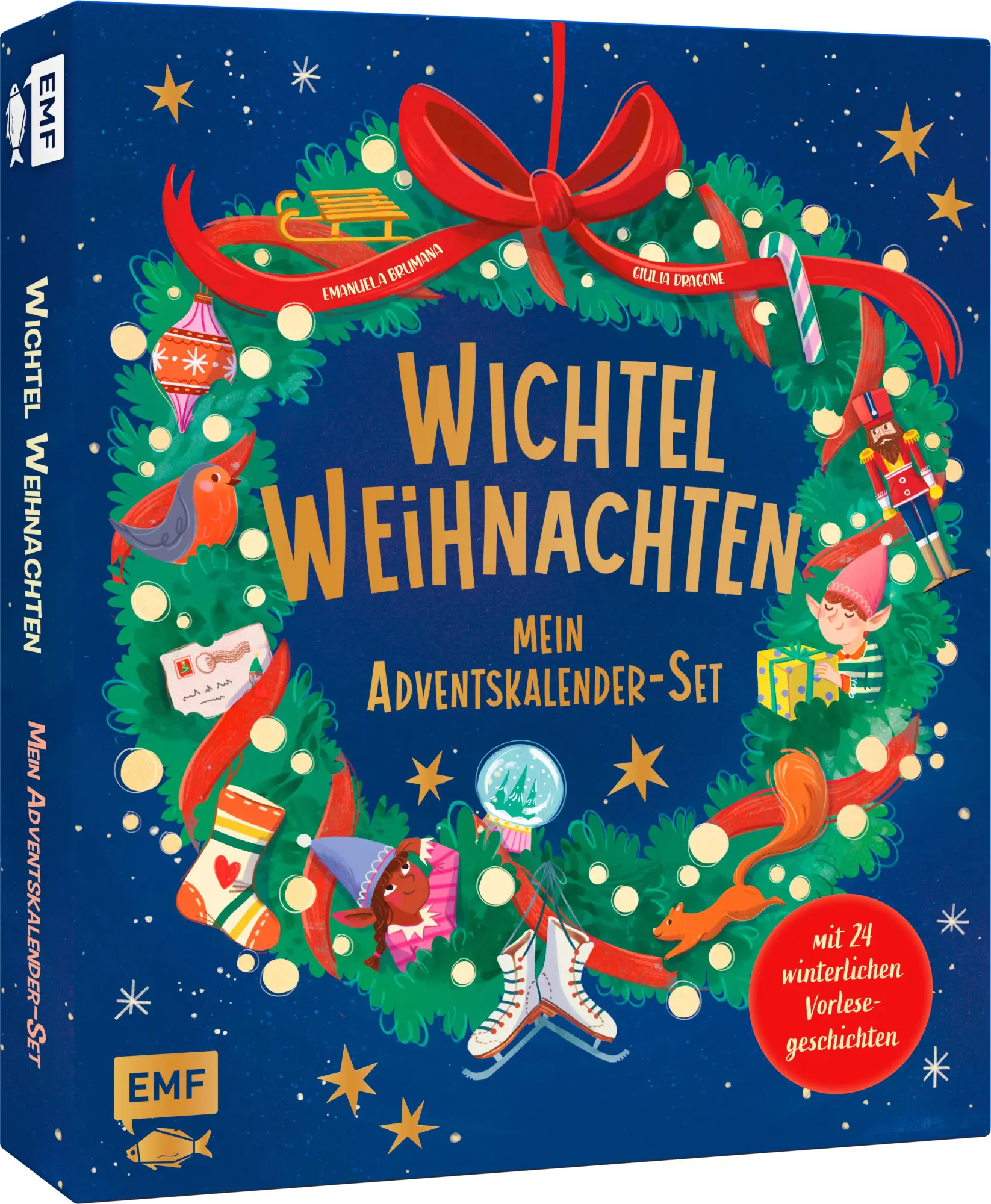 Cover: 9783745930009 | Mein Adventskalender-Wichtel-Set: Wichtel-Weihnachten | Brumana | Buch