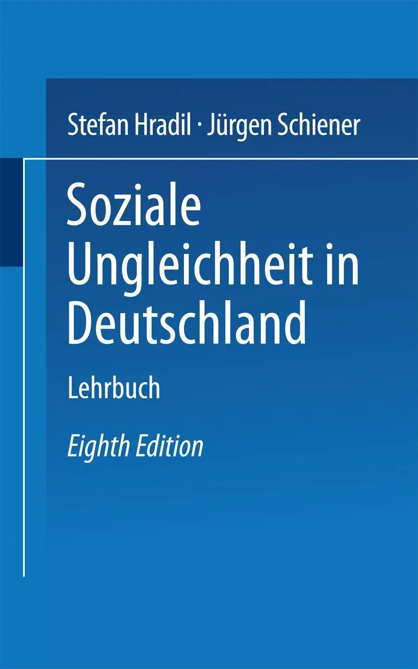 Cover: 9783810030009 | Soziale Ungleichheit in Deutschland | Stefan Hradil | Taschenbuch