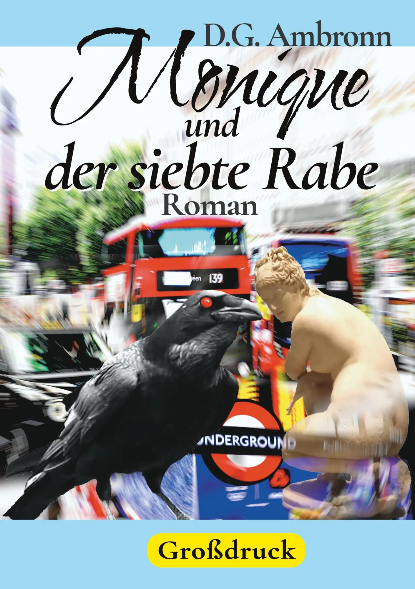 Cover: 9783819280009 | Monique und der siebte Rabe | Kriminalroman in großer Schrift | Buch