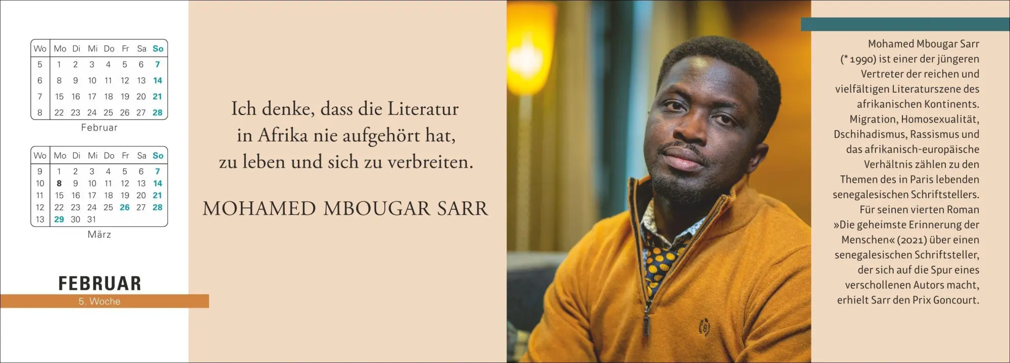 Bild: 9783840040009 | Der literarische Premium-Tischplaner 2027 - Wochenkalender mit...