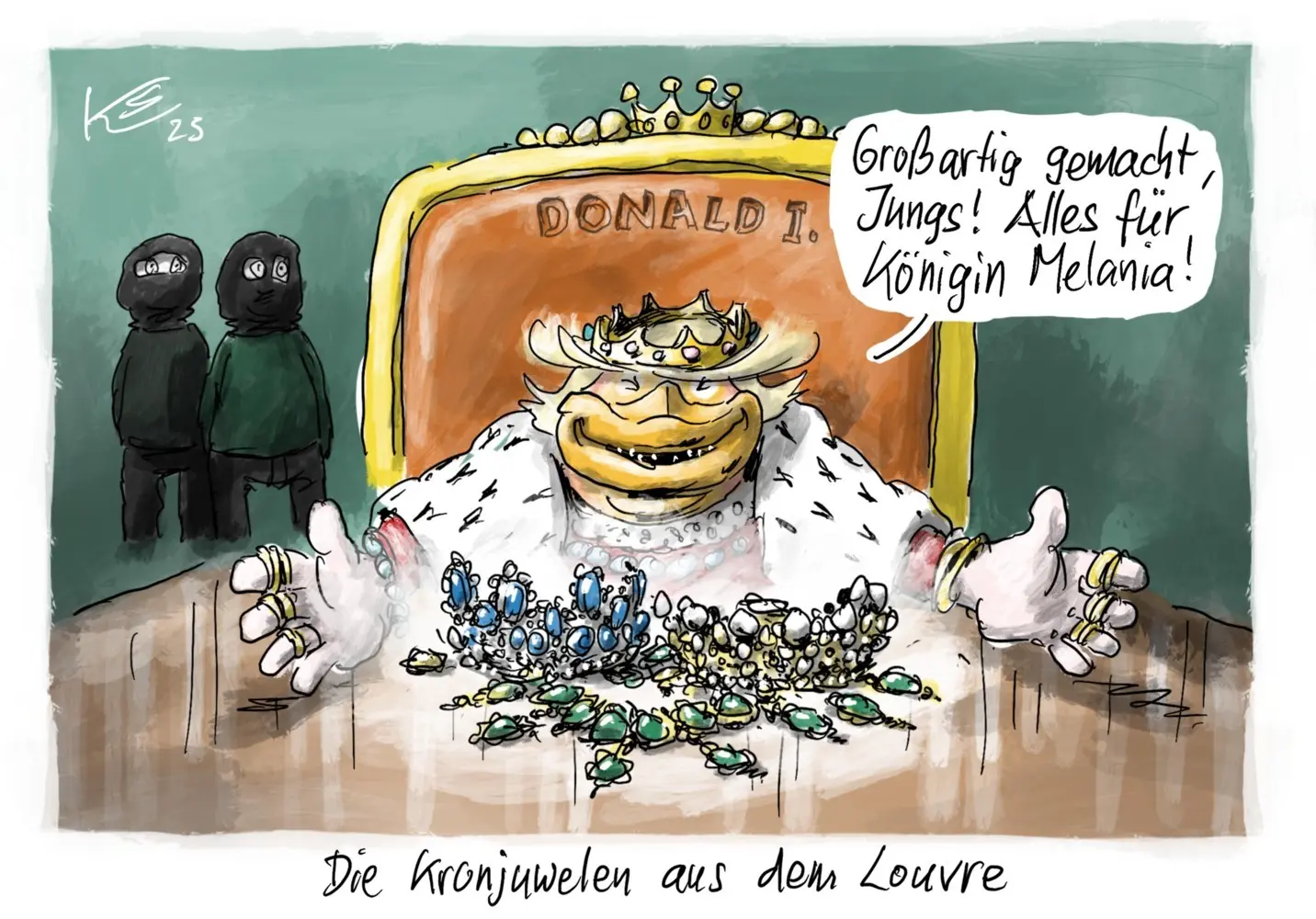 Bild: 9783911870009 | Stuttmann Karikaturen 2025 | Klaus Stuttmann | Taschenbuch | Geklebt