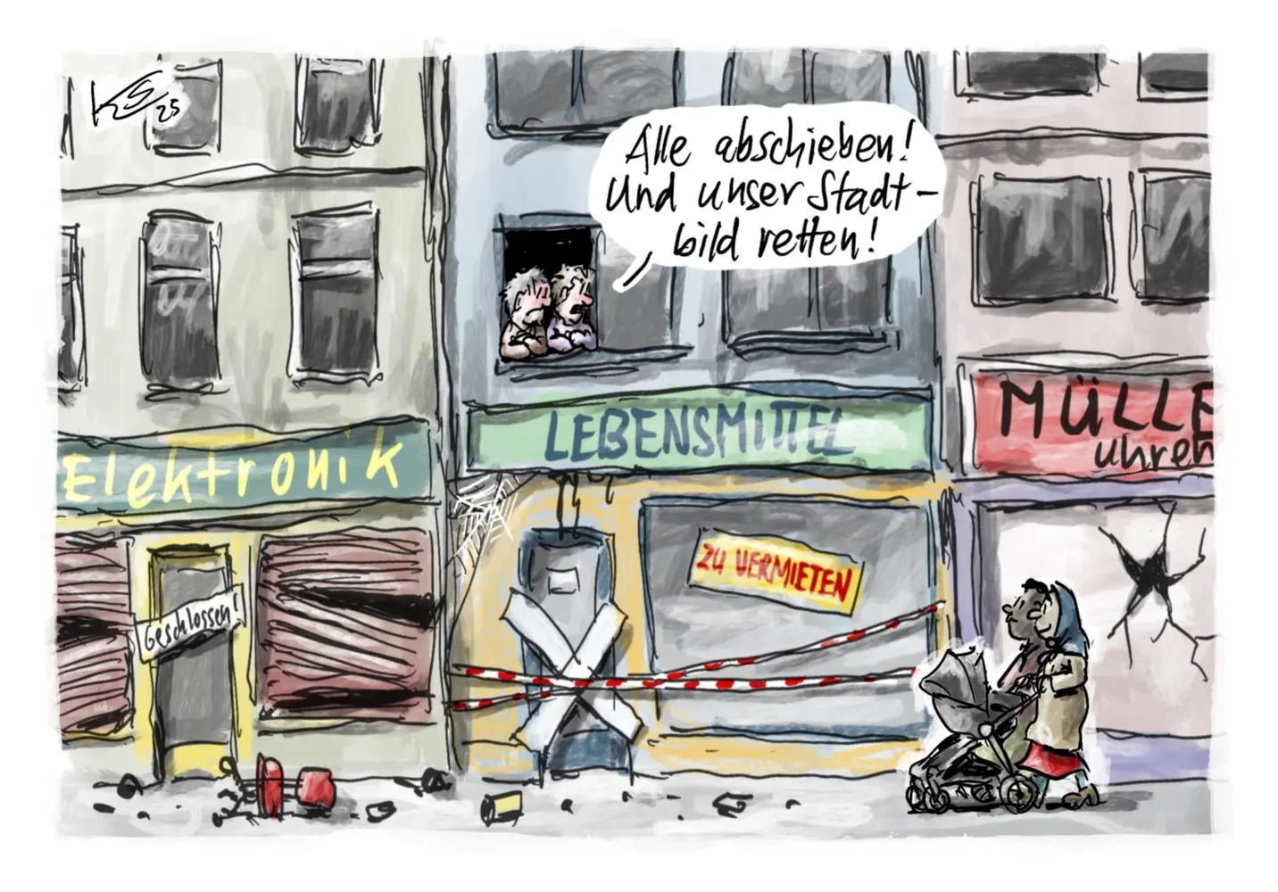 Bild: 9783911870009 | Stuttmann Karikaturen 2025 | Klaus Stuttmann | Taschenbuch | Geklebt