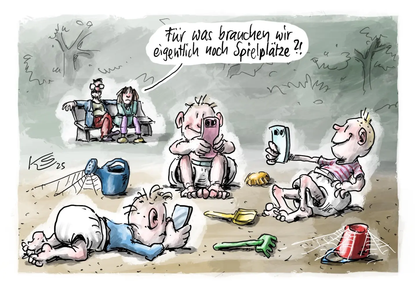 Bild: 9783911870009 | Stuttmann Karikaturen 2025 | Klaus Stuttmann | Taschenbuch | Geklebt