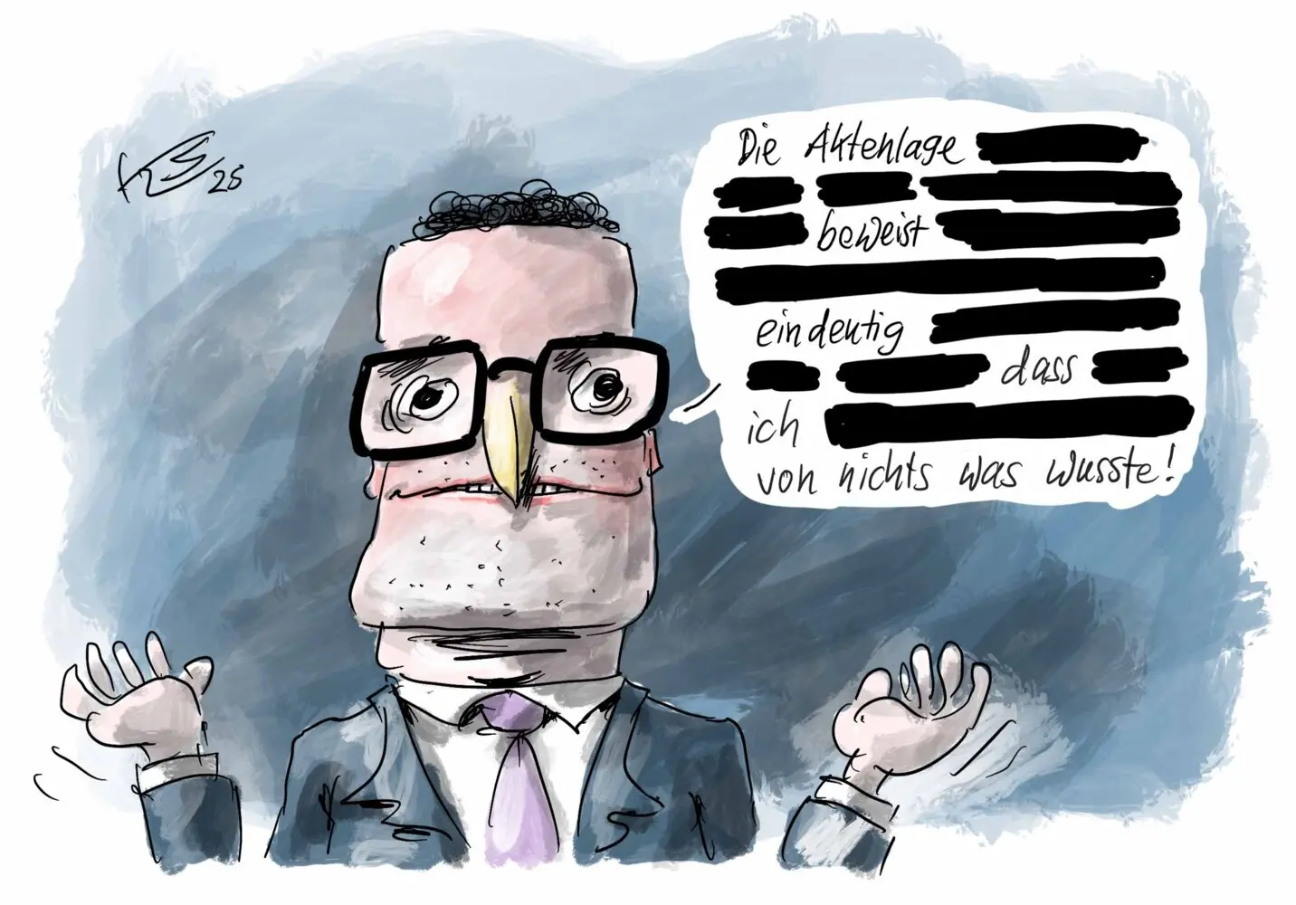 Bild: 9783911870009 | Stuttmann Karikaturen 2025 | Klaus Stuttmann | Taschenbuch | Geklebt