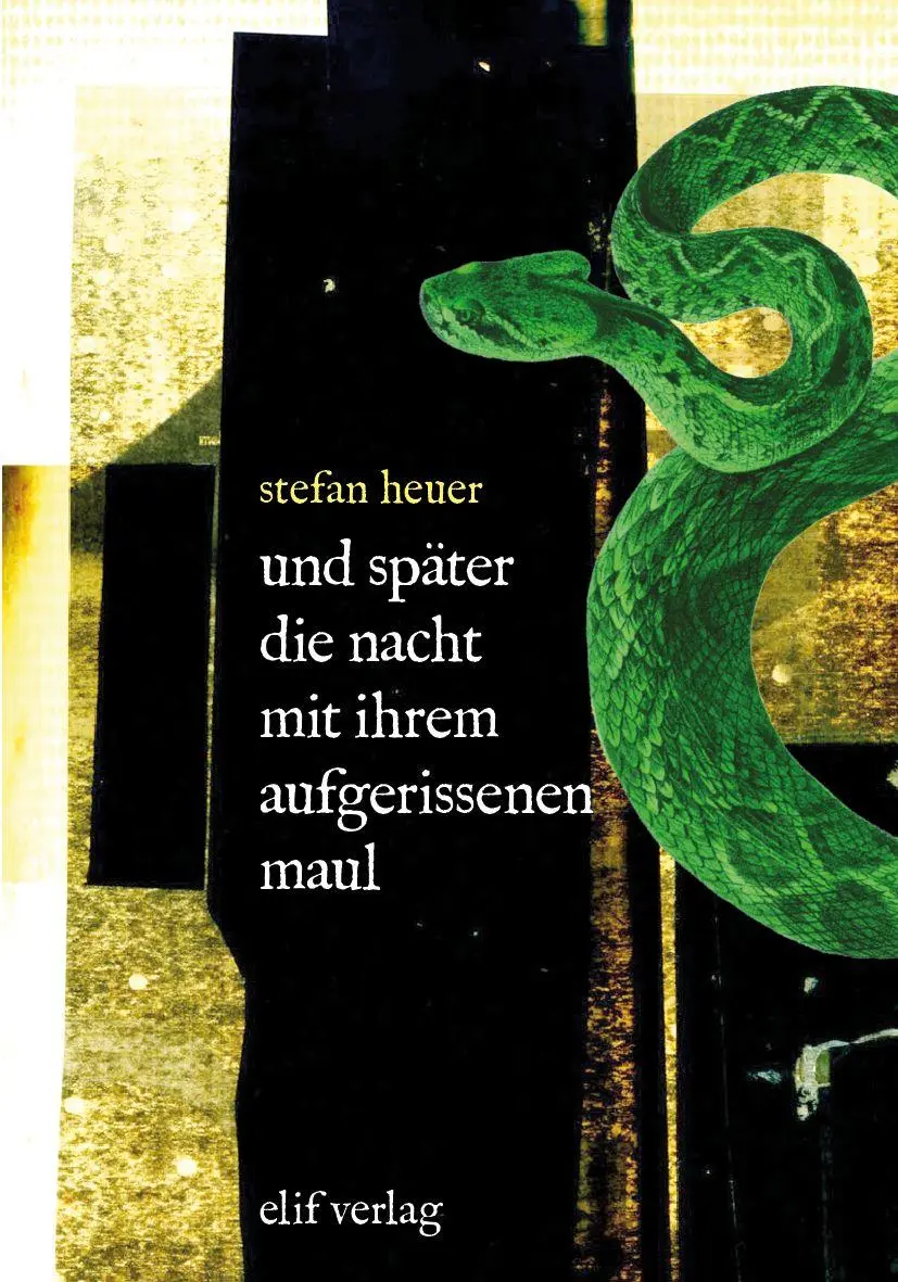 und später die nacht mit ihrem aufgerissenen maul
