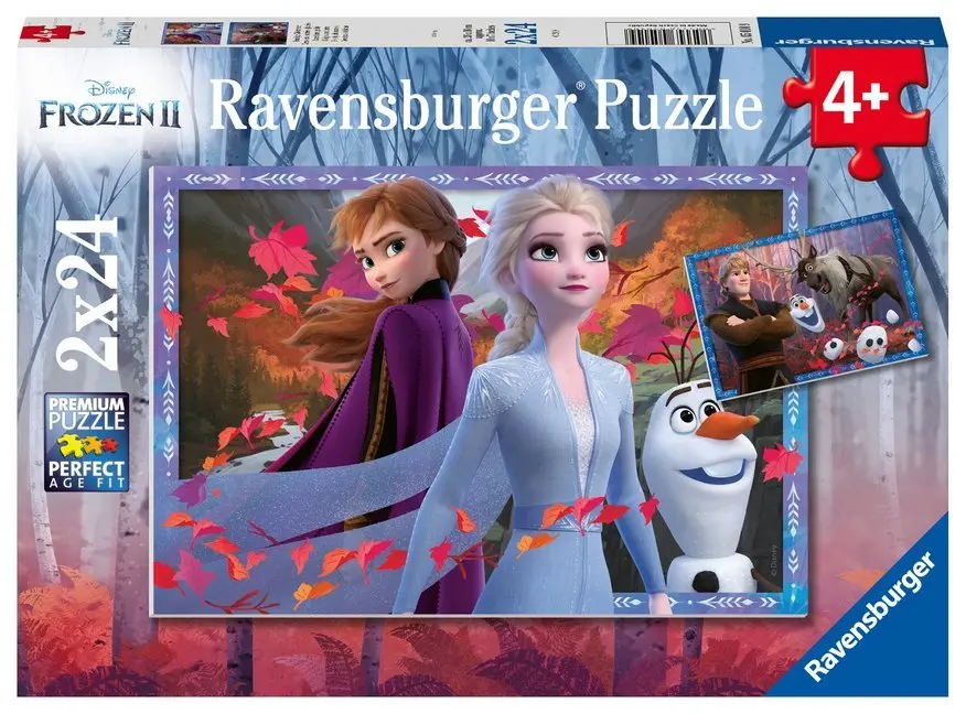 Cover: 4005556050109 | Kinderpuzzle 2x24 Teile - Disney Die Eiskönigin 2 - Frostige Abenteuer