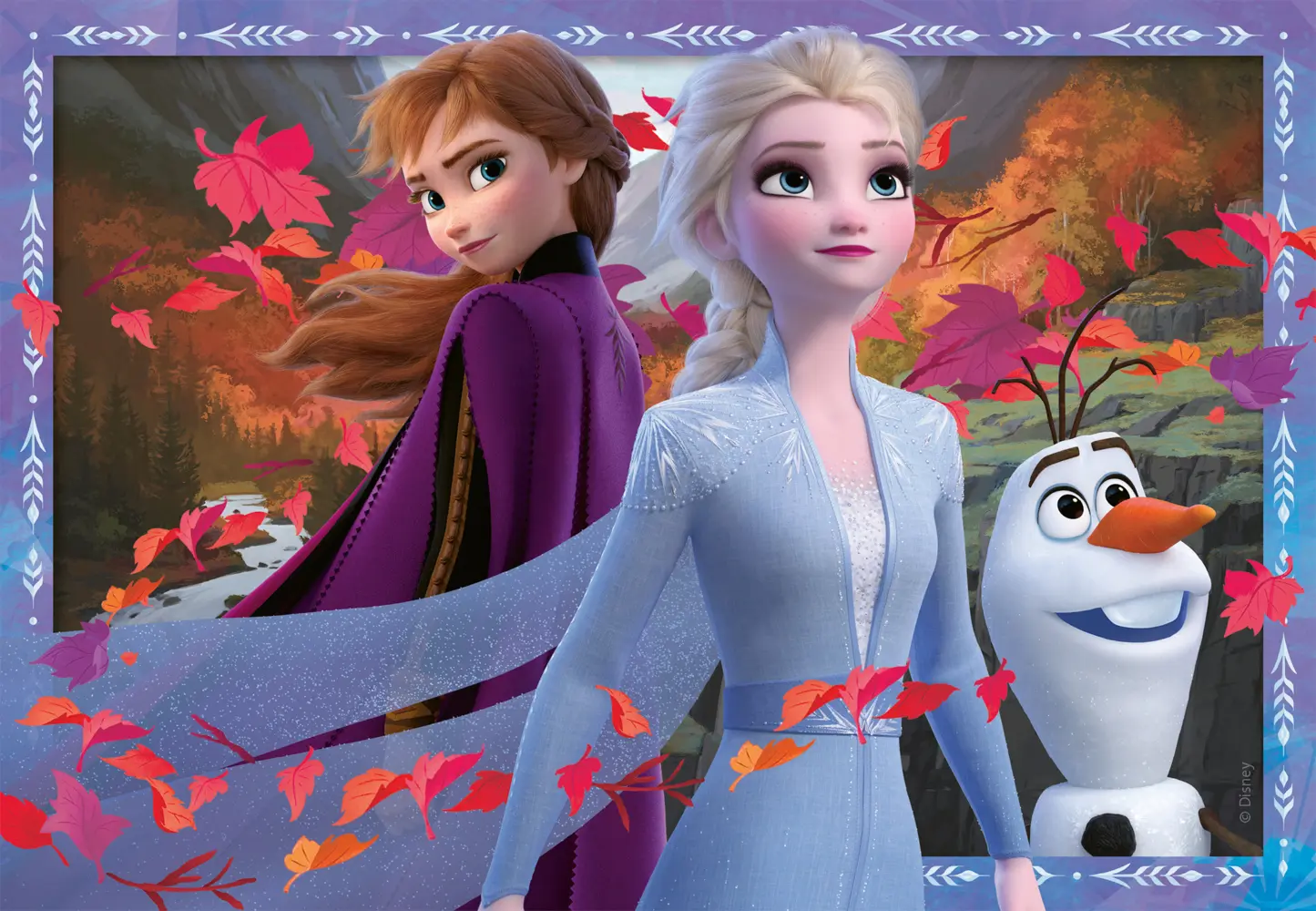 Bild: 4005556050109 | Kinderpuzzle 2x24 Teile - Disney Die Eiskönigin 2 - Frostige Abenteuer