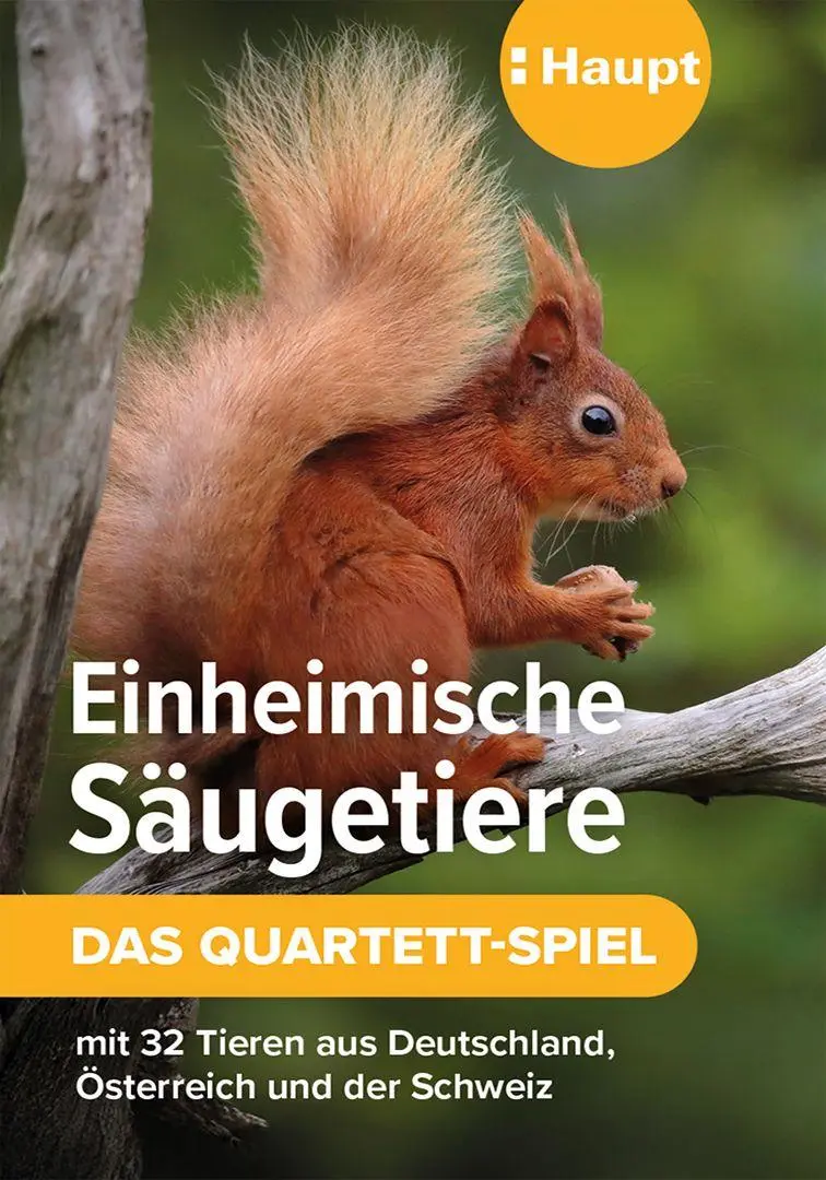 Cover: 4262494720109 | Einheimische Säugetiere - das Quartett-Spiel | Haupt Verlag | Spiel
