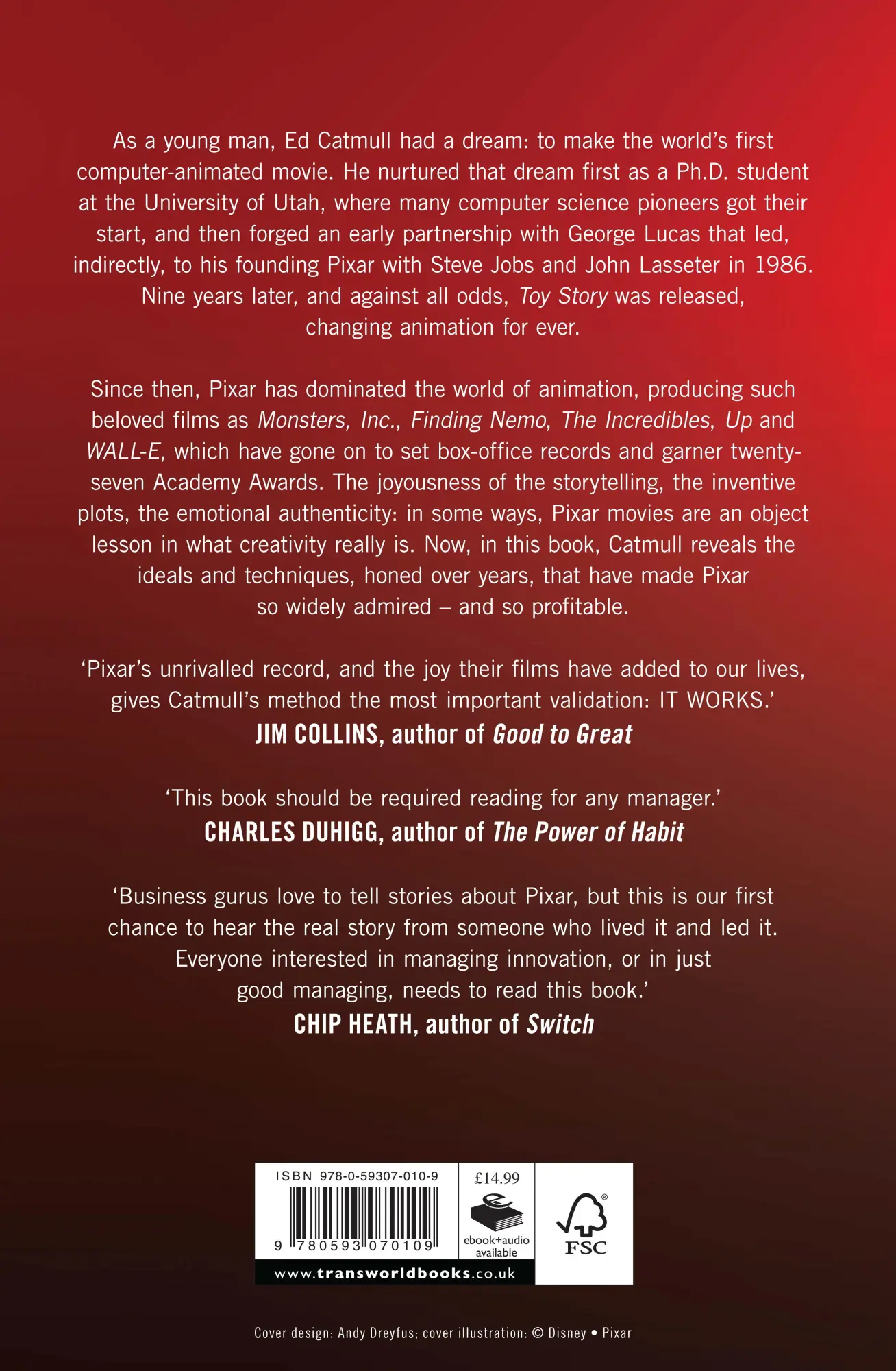 Rückseite: 9780593070109 | Creativity, Inc. | Ed Catmull | Taschenbuch | XVI | Englisch | 2014