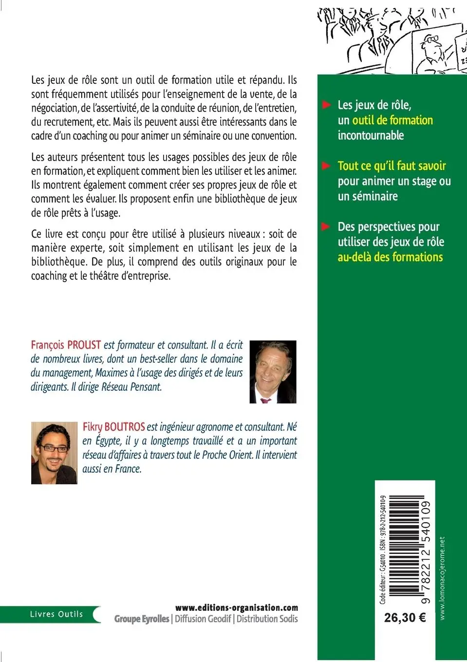 Rückseite: 9782212540109 | Jeux de rôles pour les formateurs | François Proust (u. a.) | Buch