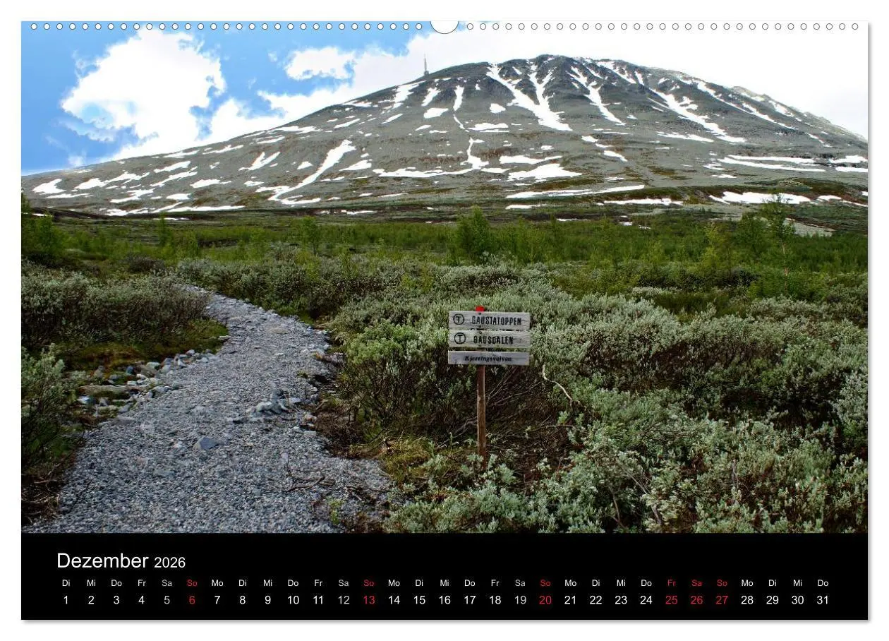 Bild: 9783516160109 | Norwegen 2026 (Wandkalender 2026 DIN A2 quer), CALVENDO Monatskalender