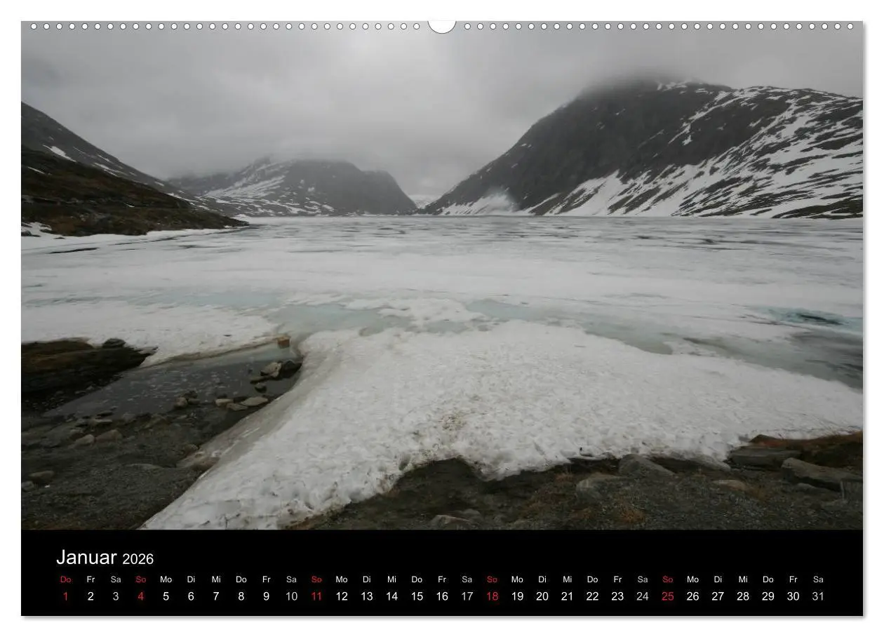 Bild: 9783516160109 | Norwegen 2026 (Wandkalender 2026 DIN A2 quer), CALVENDO Monatskalender