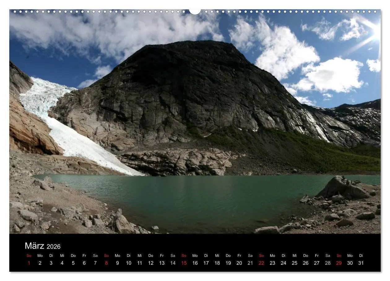Bild: 9783516160109 | Norwegen 2026 (Wandkalender 2026 DIN A2 quer), CALVENDO Monatskalender