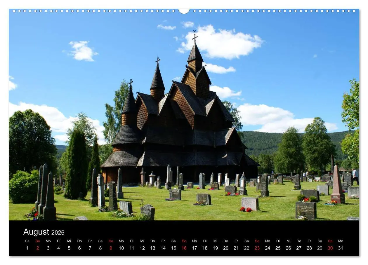 Bild: 9783516160109 | Norwegen 2026 (Wandkalender 2026 DIN A2 quer), CALVENDO Monatskalender