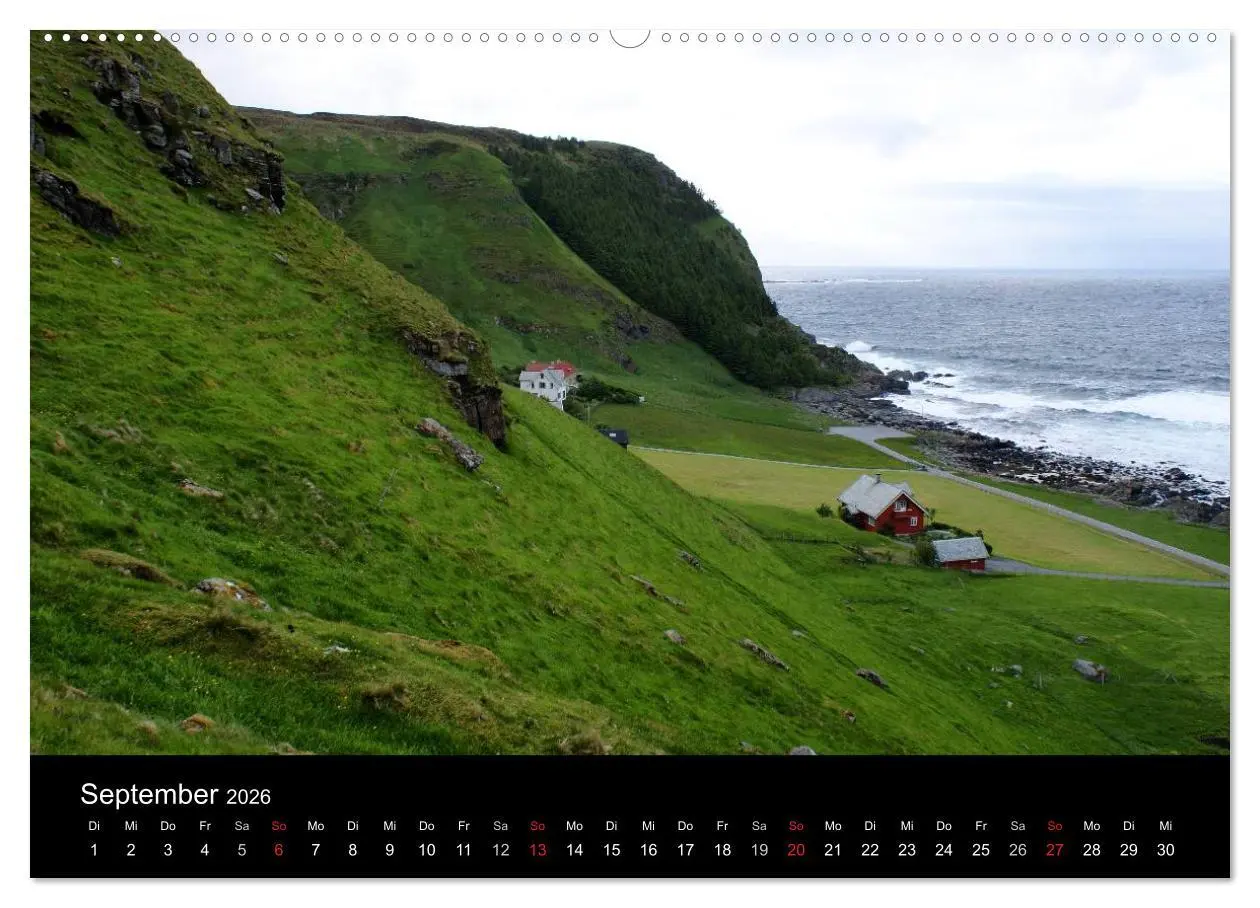 Bild: 9783516160109 | Norwegen 2026 (Wandkalender 2026 DIN A2 quer), CALVENDO Monatskalender