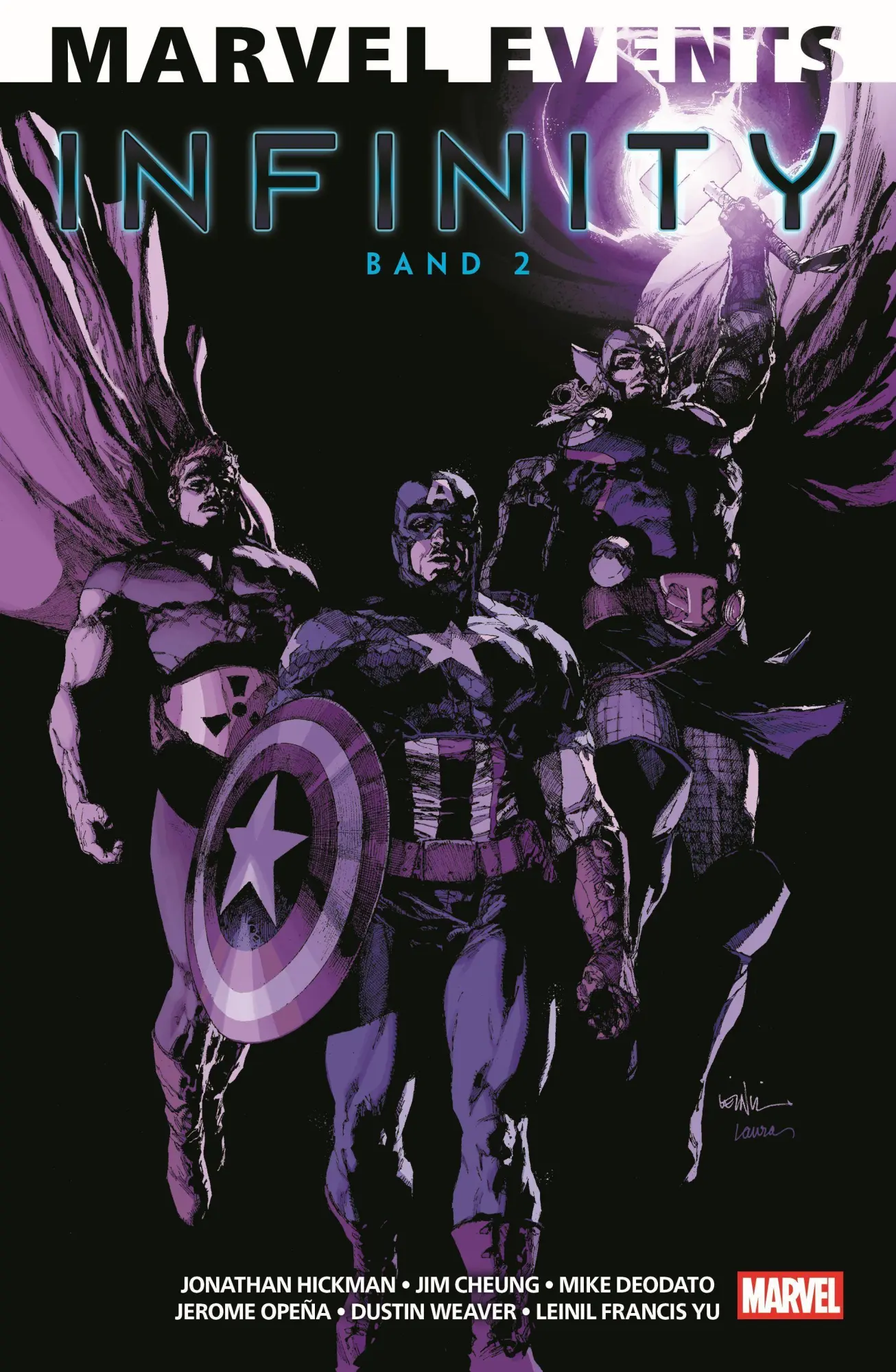 Cover: 9783741650109 | Marvel Events: Infinity | Bd. 2 | Jonathan Hickman (u. a.) | Buch