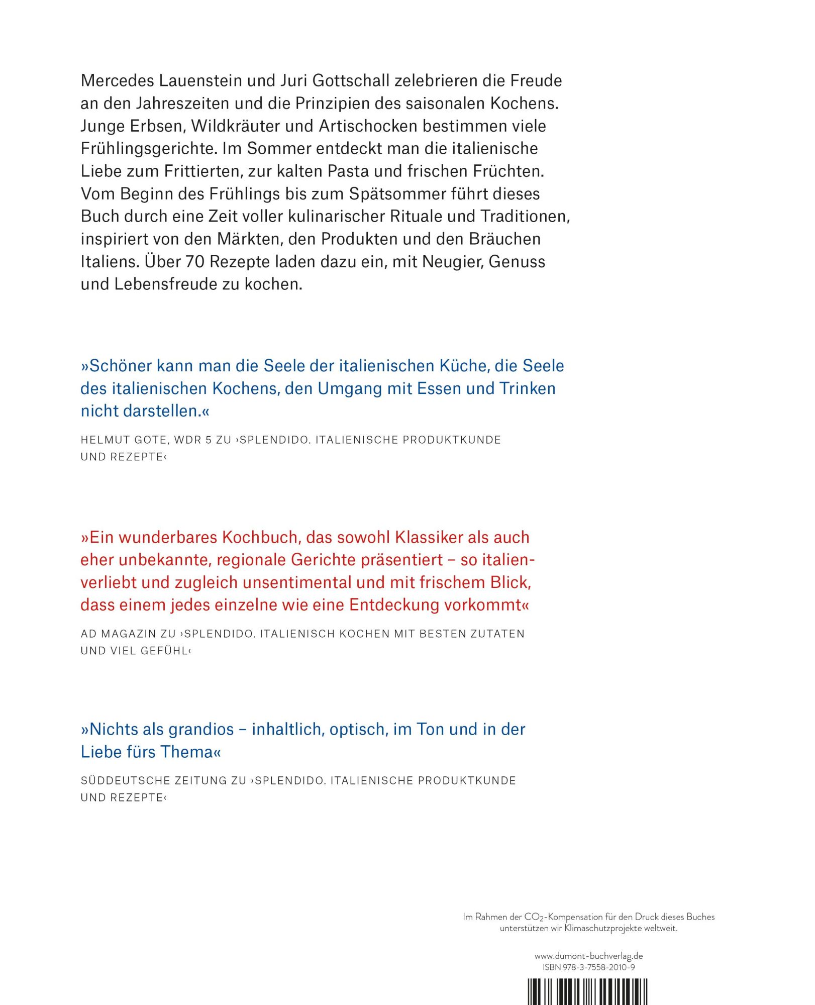 Rückseite: 9783755820109 | Splendido. Primavera/Estate | Juri Gottschall (u. a.) | Buch | 208 S.