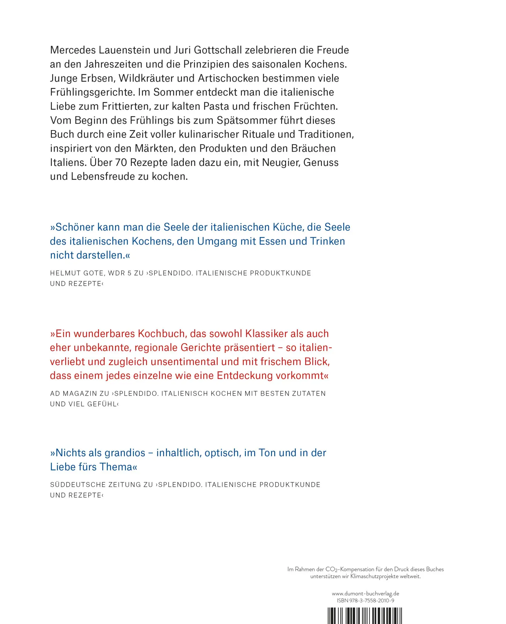 Rückseite: 9783755820109 | Splendido. Primavera/Estate | Juri Gottschall (u. a.) | Buch | 208 S.