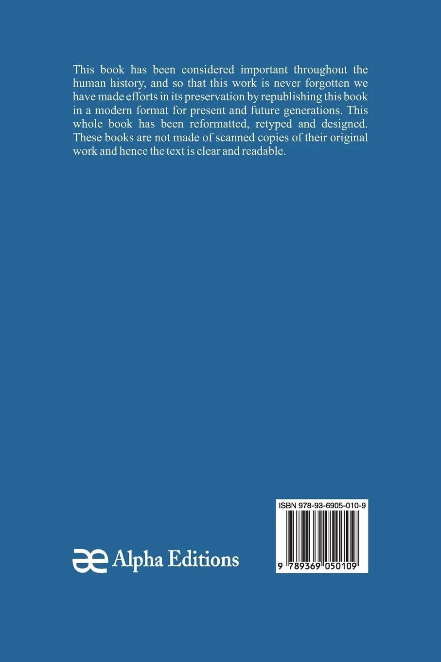 Rückseite: 9789369050109 | The Iliad | Homer | Taschenbuch | Englisch | 2025 | Alpha Editions