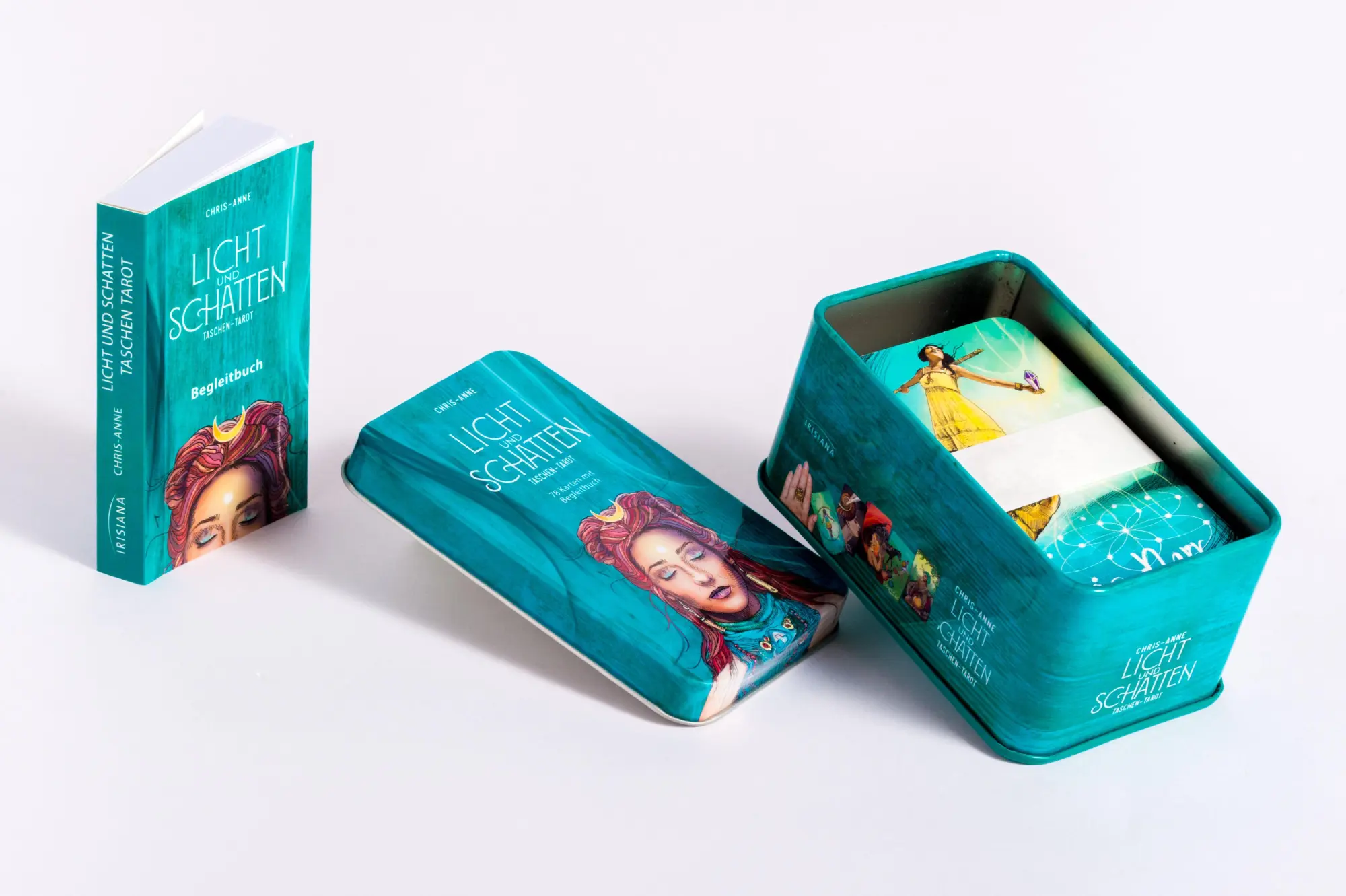 Bild: 4250939900209 | Licht und Schatten Taschen-Tarot | 78 Karten mit Begleitbuch | Box
