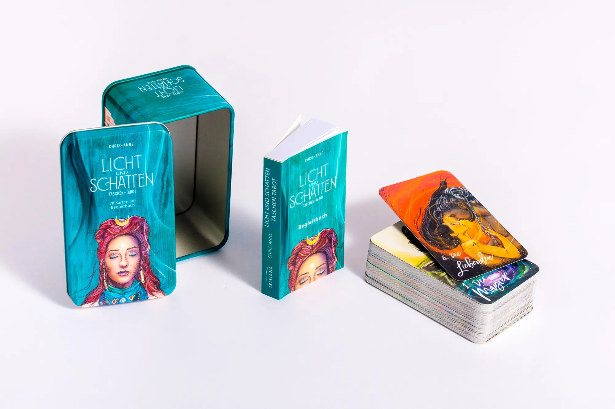 Bild: 4250939900209 | Licht und Schatten Taschen-Tarot | 78 Karten mit Begleitbuch | Box