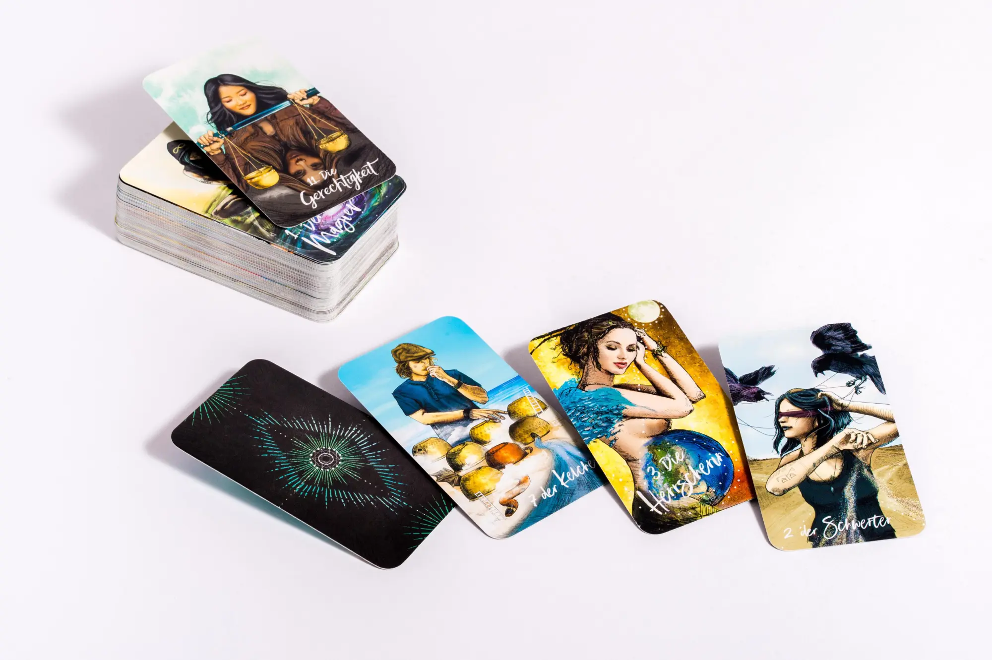Bild: 4250939900209 | Licht und Schatten Taschen-Tarot | 78 Karten mit Begleitbuch | Box