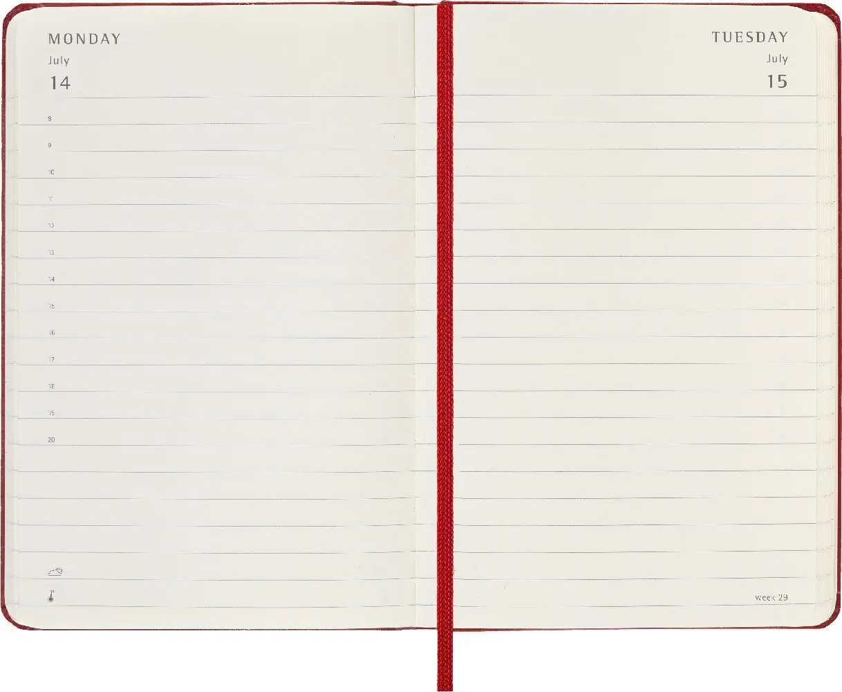 Bild: 8056999270209 | Moleskine 12 Monate Tageskalender 2025, Pocket/A6 | Buch | 400 S.