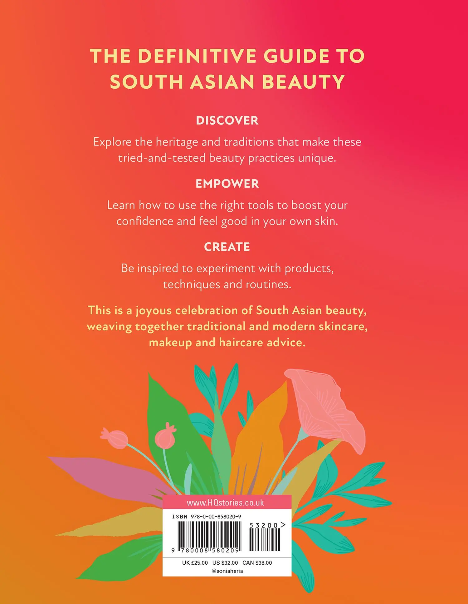 Rückseite: 9780008580209 | South Asian Beauty | Sonia Haria | Buch | Gebunden | Englisch | 2024