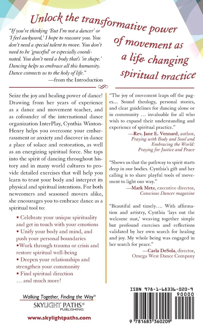 Rückseite: 9781683360209 | Dance-The Sacred Art | The Joy of Movement as a Spiritual Practice