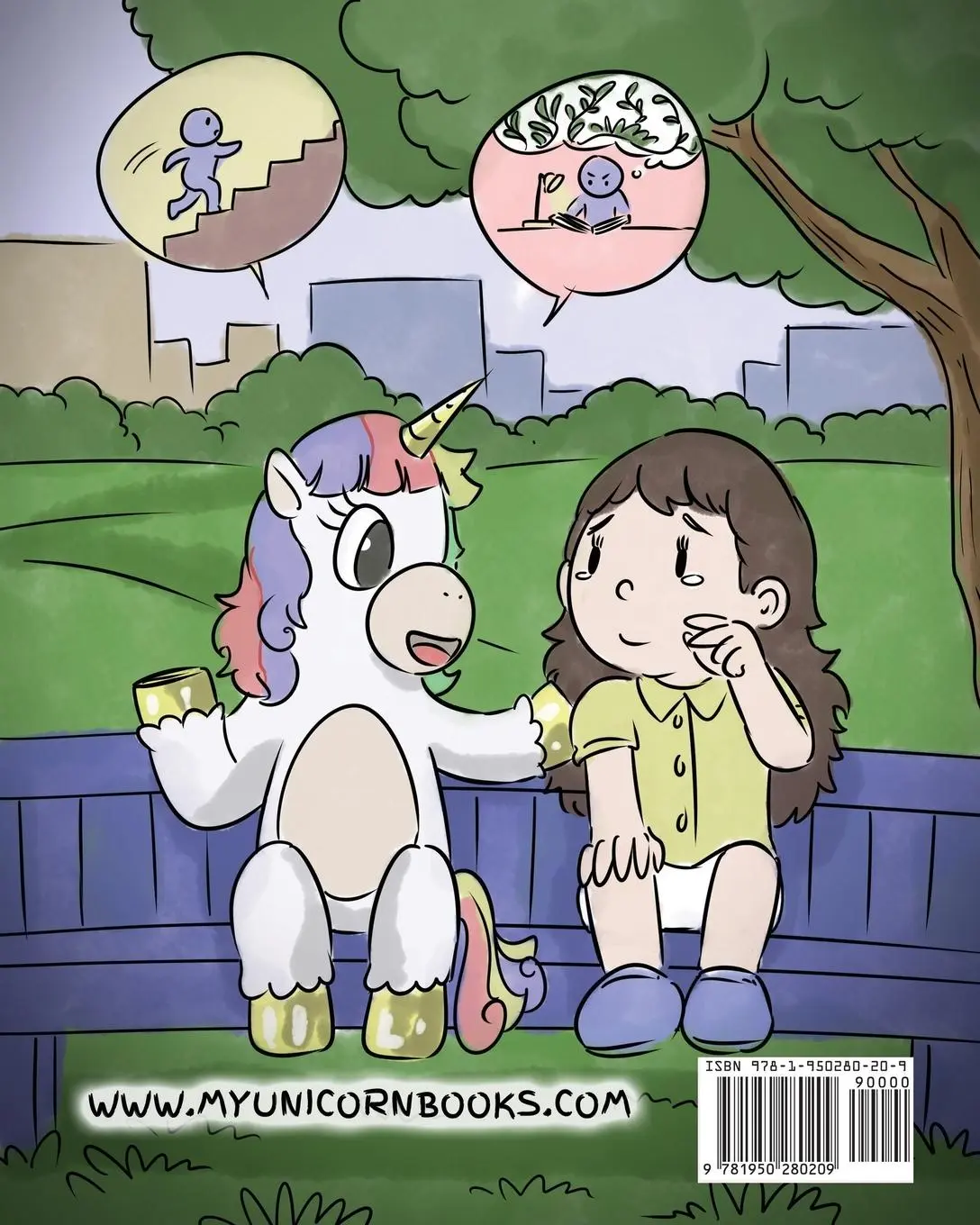 Rückseite: 9781950280209 | A Unicorn Helped Me Build a Growth Mindset | Steve Herman | Buch