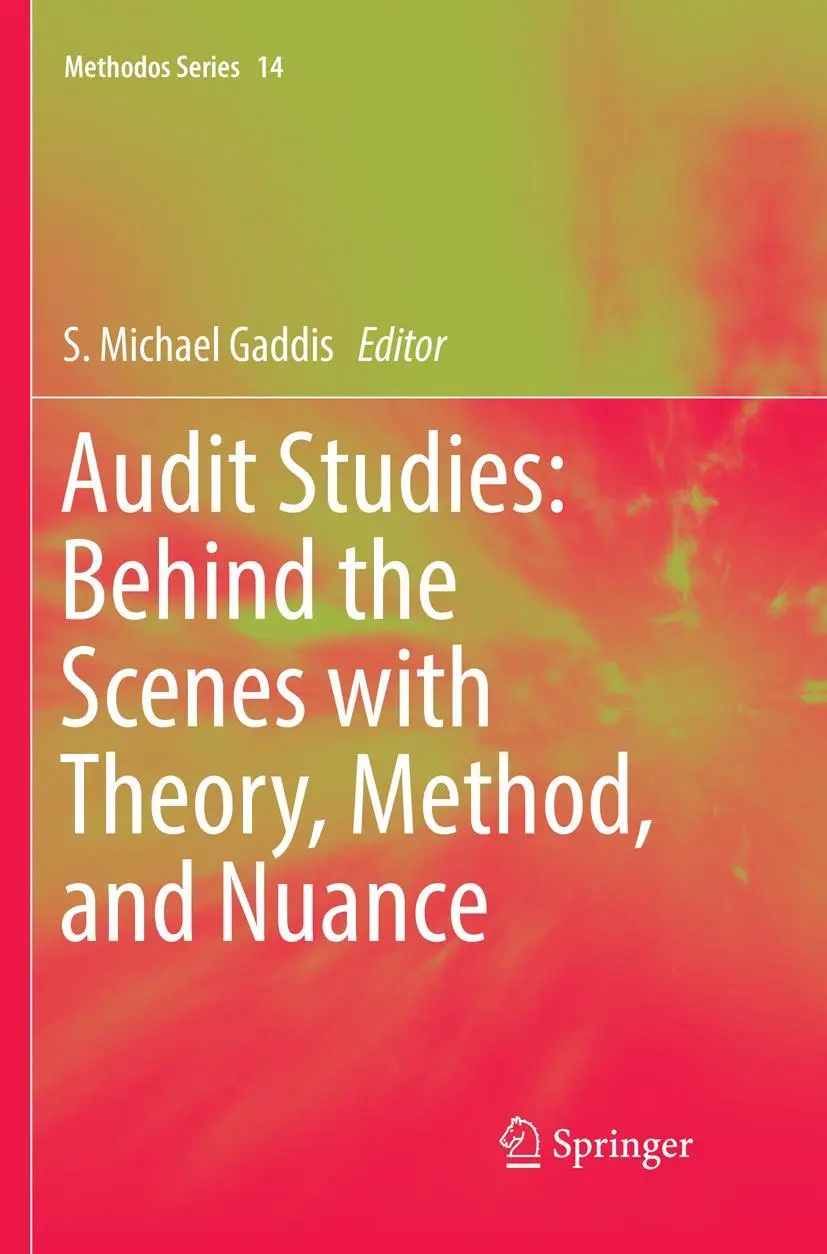 Cover: 9783030100209 | Audit Studies: Behind the Scenes with Theory, Method, and Nuance | vii